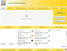 Tablet Screenshot of banyanfa.com